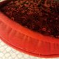 Valentine Day red heart shaped H&M sequin & velvet cushion/pillow .14"x11.5"