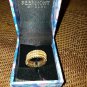 NIB PIERMONT JEWELS LADIES golden tone COLOR tripple eternity RING SIZE 8.
