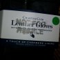 NWT Charter Club women's Leather & Cashmere Gloves  Black M/L Touch Screen Tech.