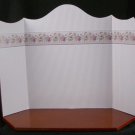 Reutter Porcelain EMPTY PINK ROOM BOX VIGNETTE Ready to decorate with your Miniatures!