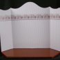 Reutter Porcelain EMPTY PINK ROOM BOX VIGNETTE Ready to decorate with your Miniatures!