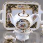 Dollhouse IRISH ROSE TEA SET Reutter Porcelain Miniature Dishes 1:12 Scale