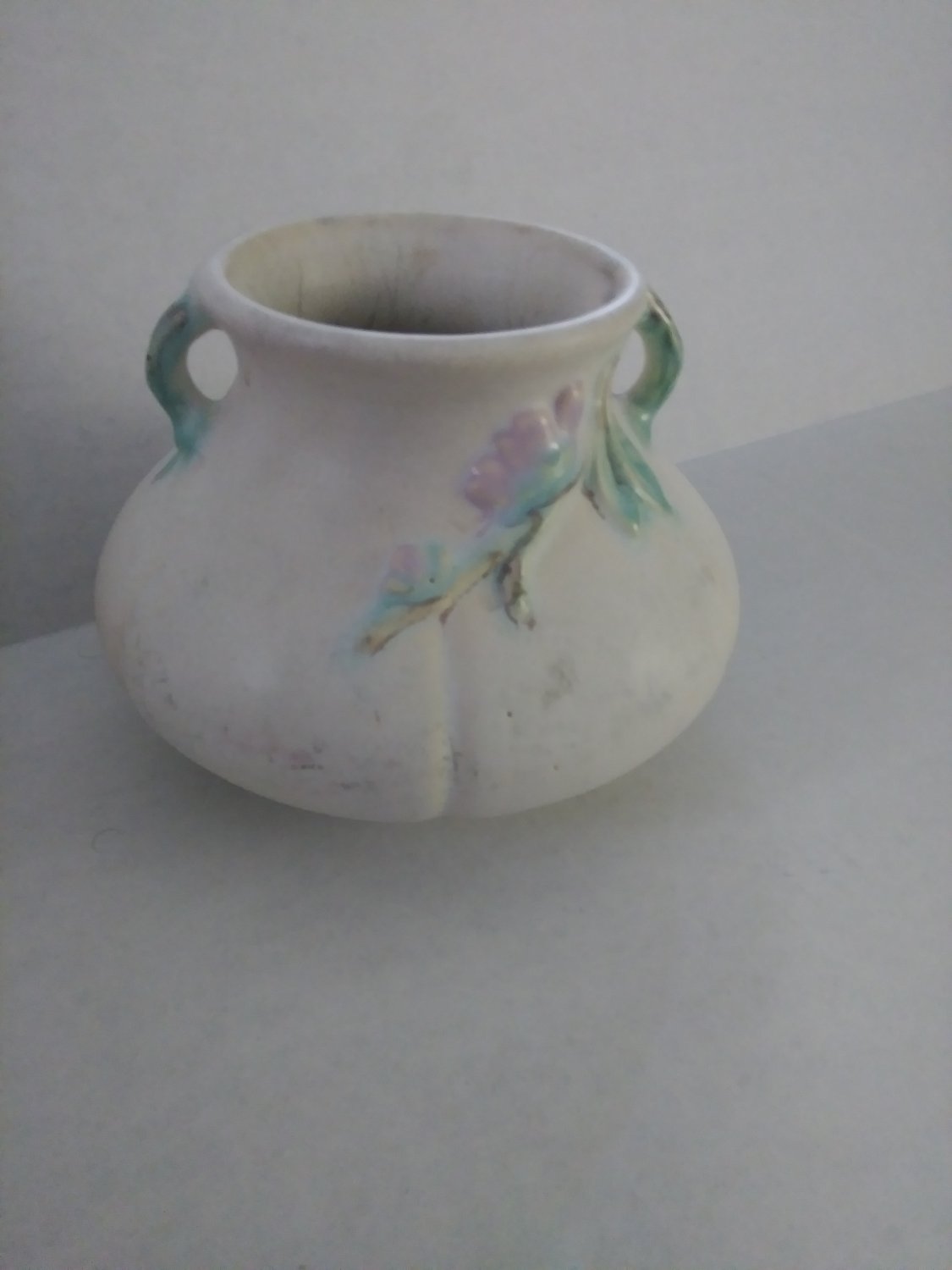 Vintage Matte finish Weller F 2 Pottery Vase