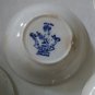 Vintage Burslem England Child's Blue Willow Tea Set Plates Lot 5