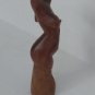 Vintage Modernist Carved Nude Wood Sculpture Statue Toroso un Signed