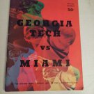 The Orange Bowl Football Program Nov.10,1967 George Tech vs Miami