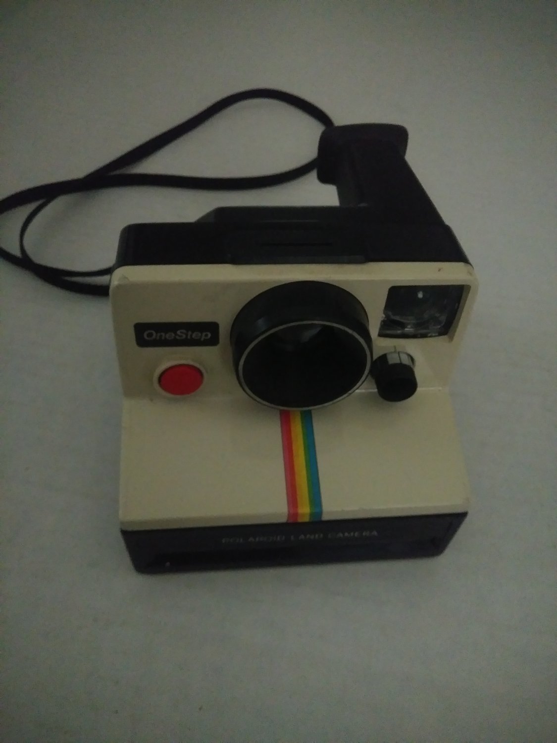 Vintage SX-70 polaroid land camera Rainbow Stripe