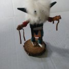 Vintage Hopi kachina Doll Buffalo Signed