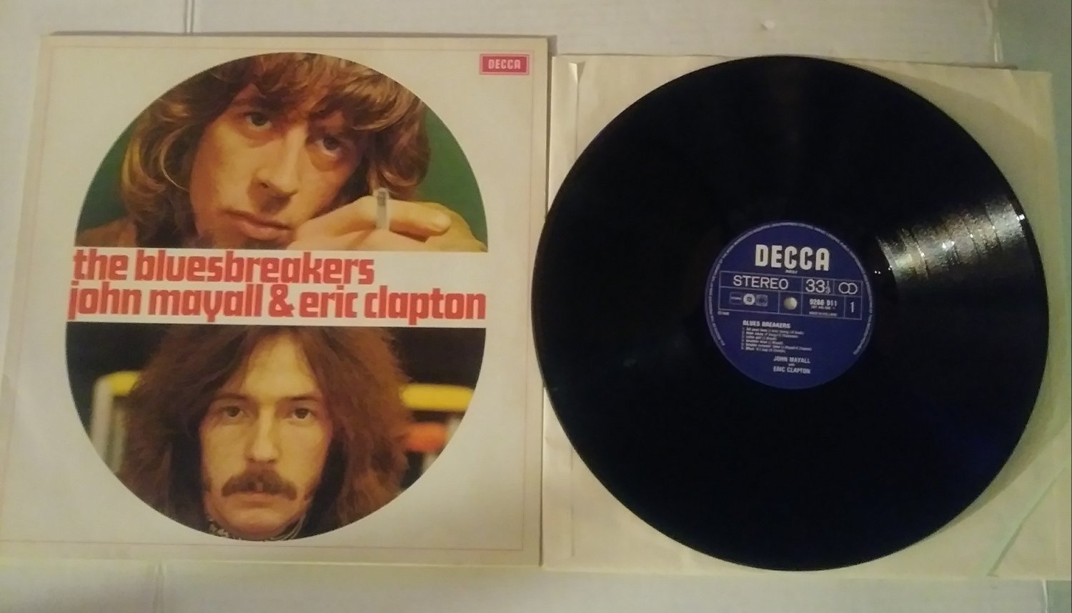 1968 Album John Mayall & Eric Clapton Tested The Bluesbreakers Album Vinyl