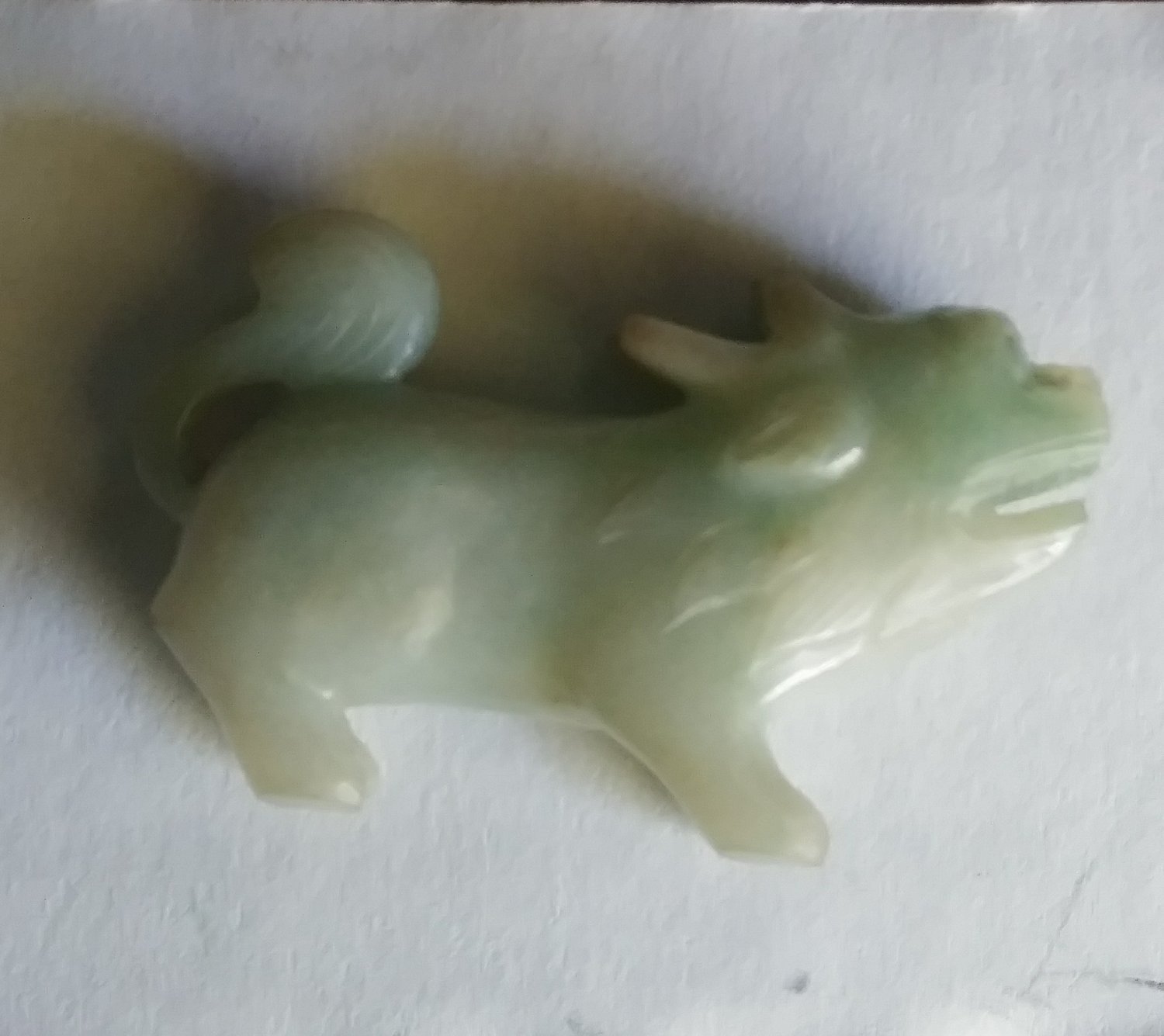 jade dog figurine