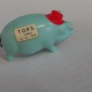 Vintage Pig In Red Hat Sewing Tape Measure Rule