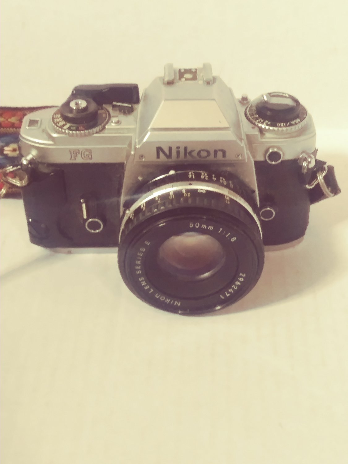 Nikon FG 35mm Camera with Strap Series E Lens