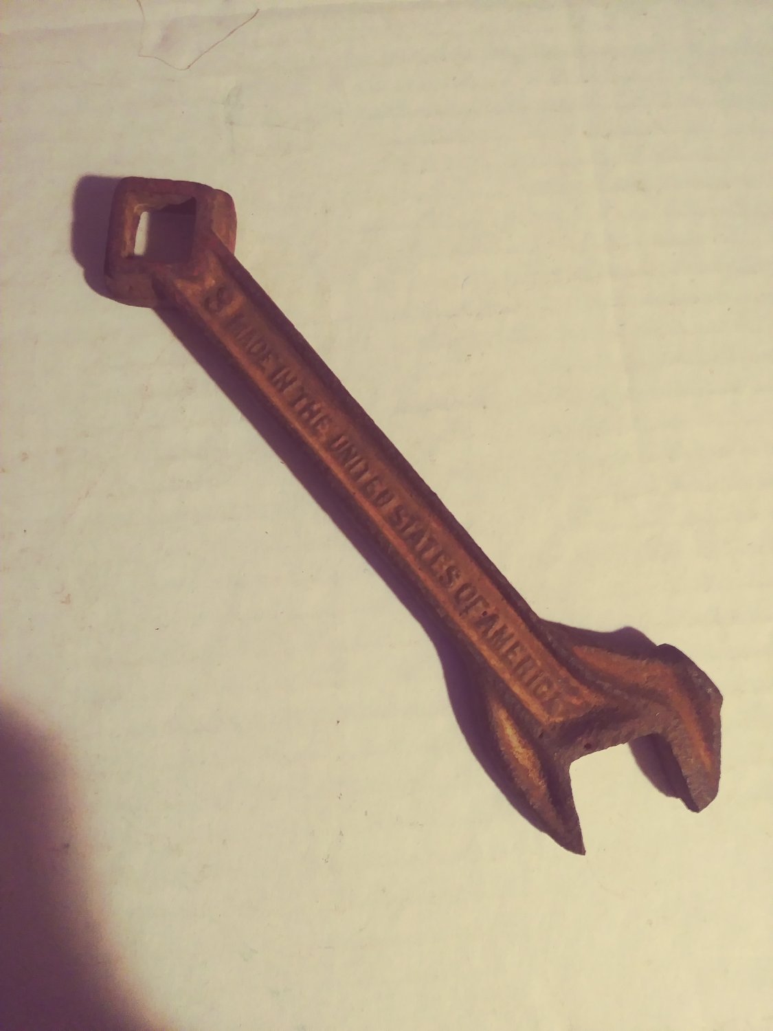 Antique Cast Iron Jr. Multi Tool Farm Wrench Made in USA