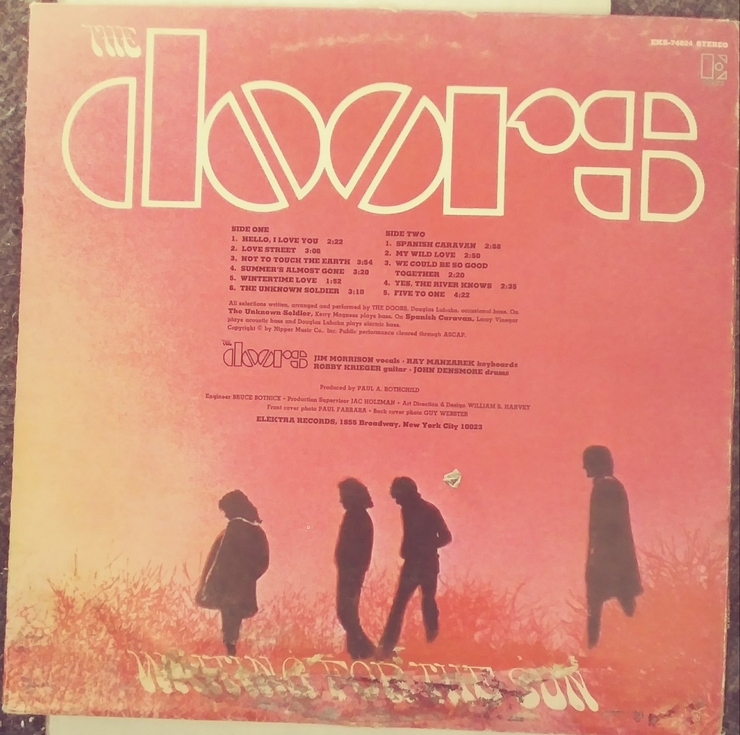 The Doors Waiting For The Sun Vinyl Album