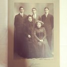 Antique Cabinet Card Photo Men and Women
