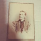 Antique Cabinet Card Photo Serious Lady