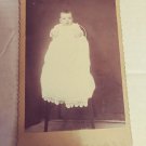 Antique Cabinet Card Photo Infant Baby On Chair