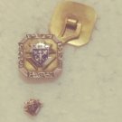 K of C Knights of Columbus cufflink and pin