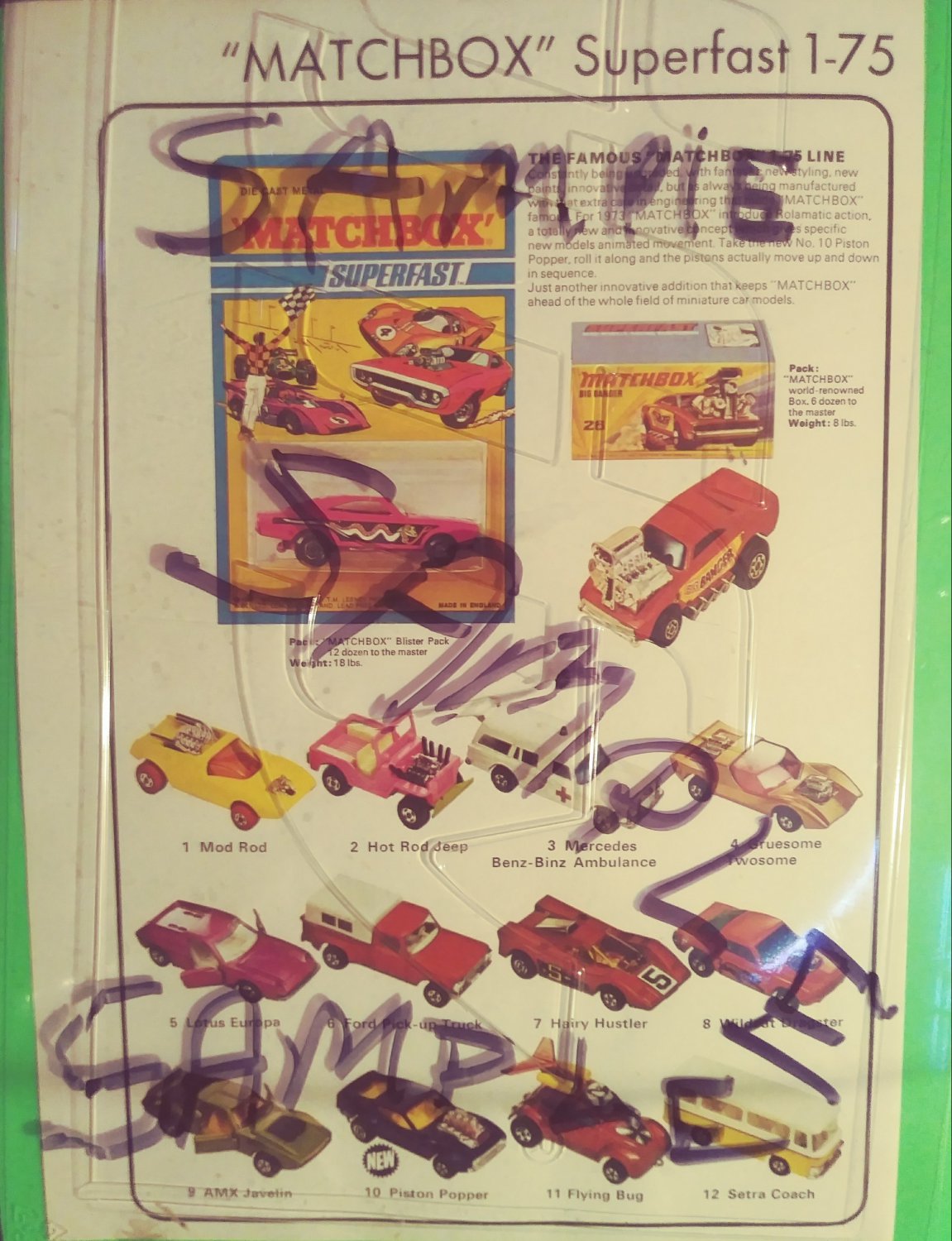 1973 matchbox cars value