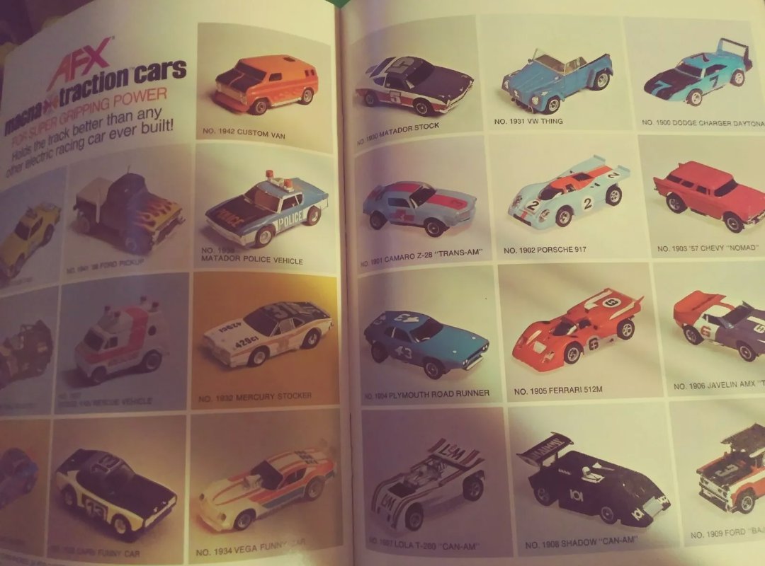 1977 AFX Aurora Dealer Catalog AFX Racing HO slot cars
