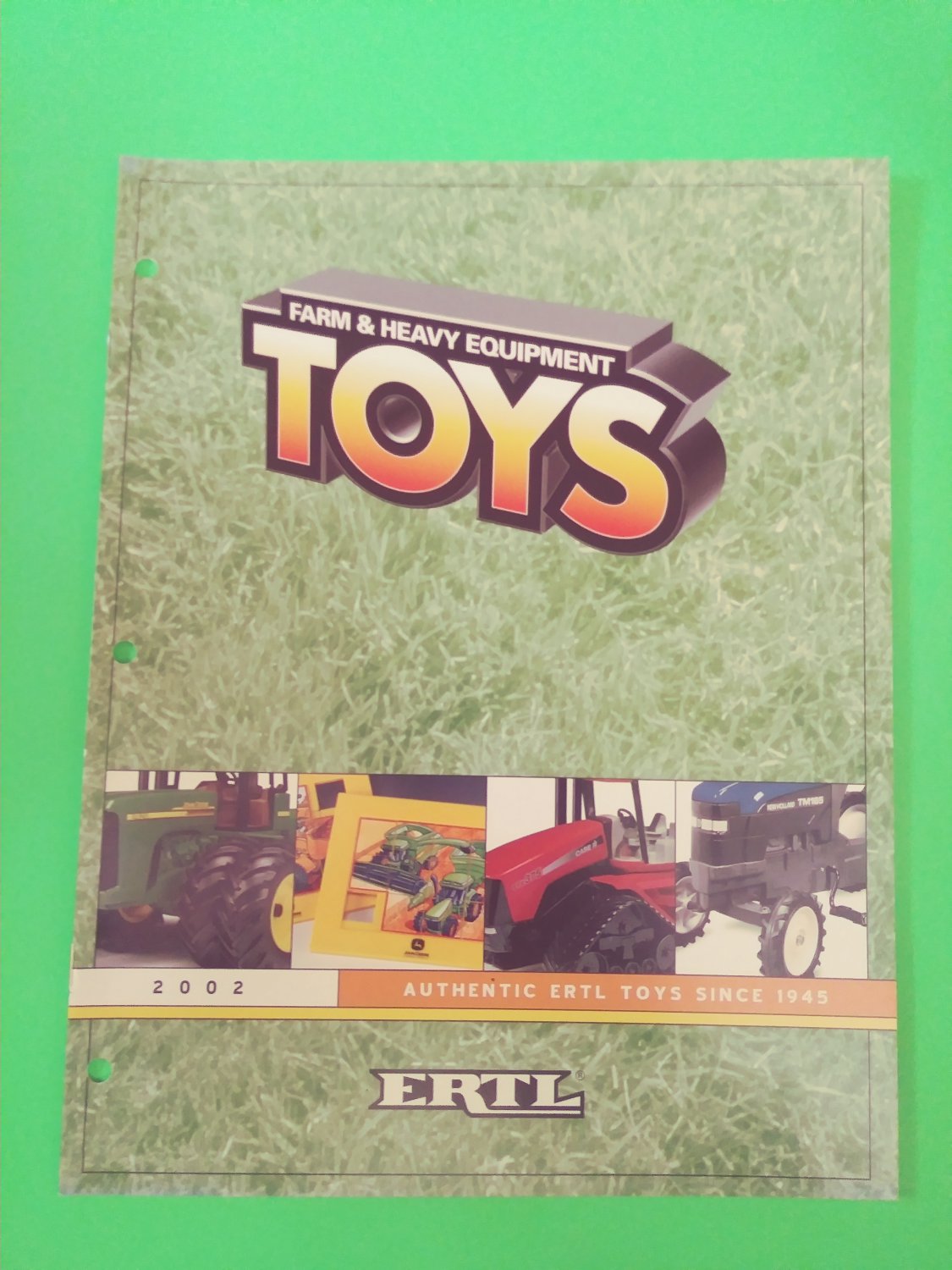 2002 Ertl Farm And Heavy Equipment Toy Catalog