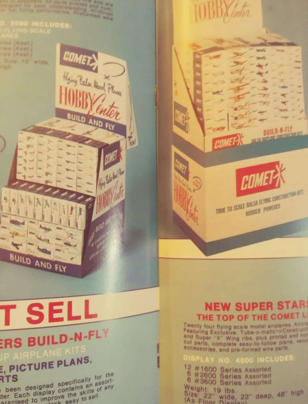 1976 Comet Balsa Wood Model Kits Dealer Catalog