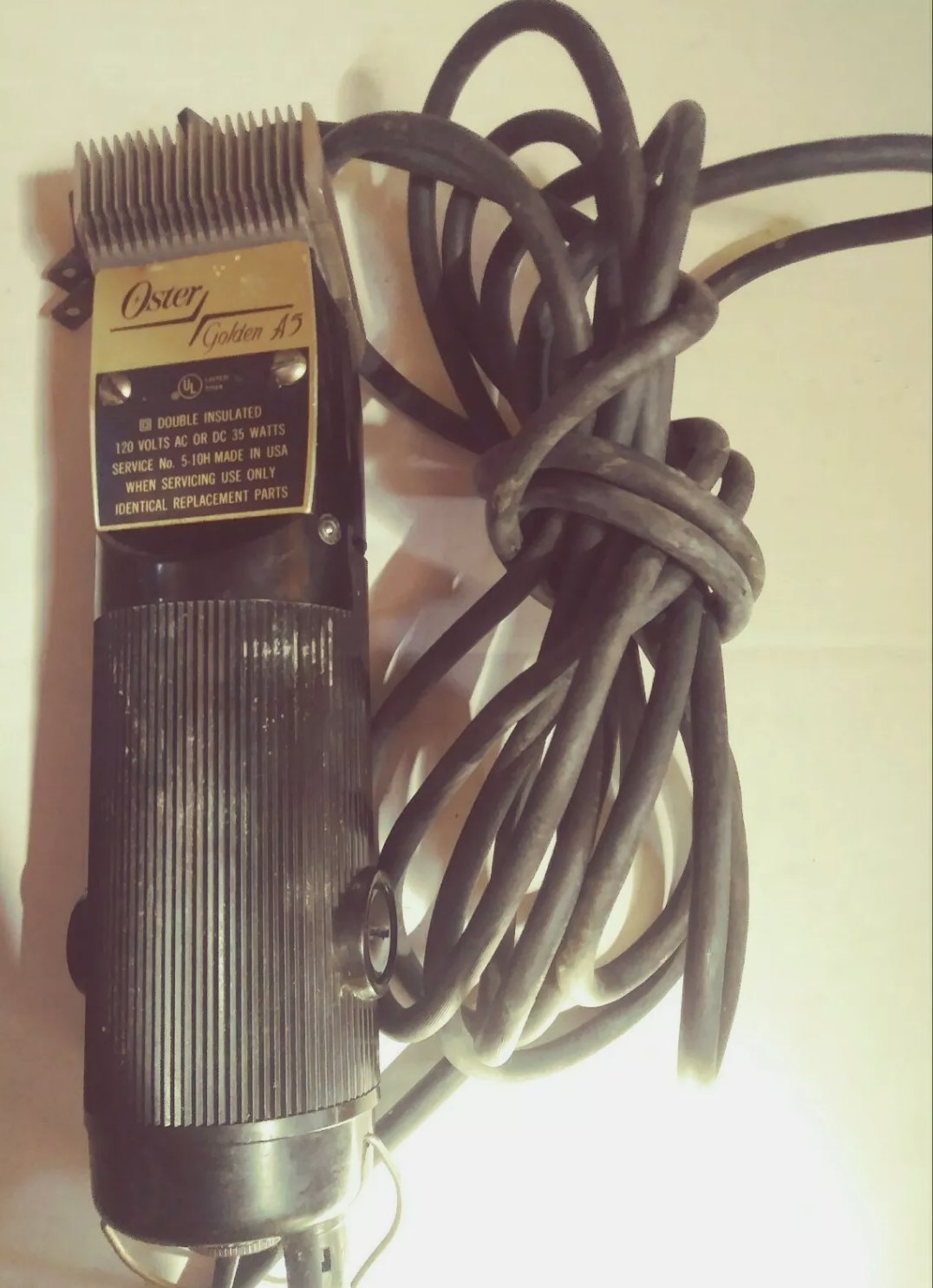 Oster Golden A5 Used Clippers w/3F Cryotech Blade Detachable Single Speed