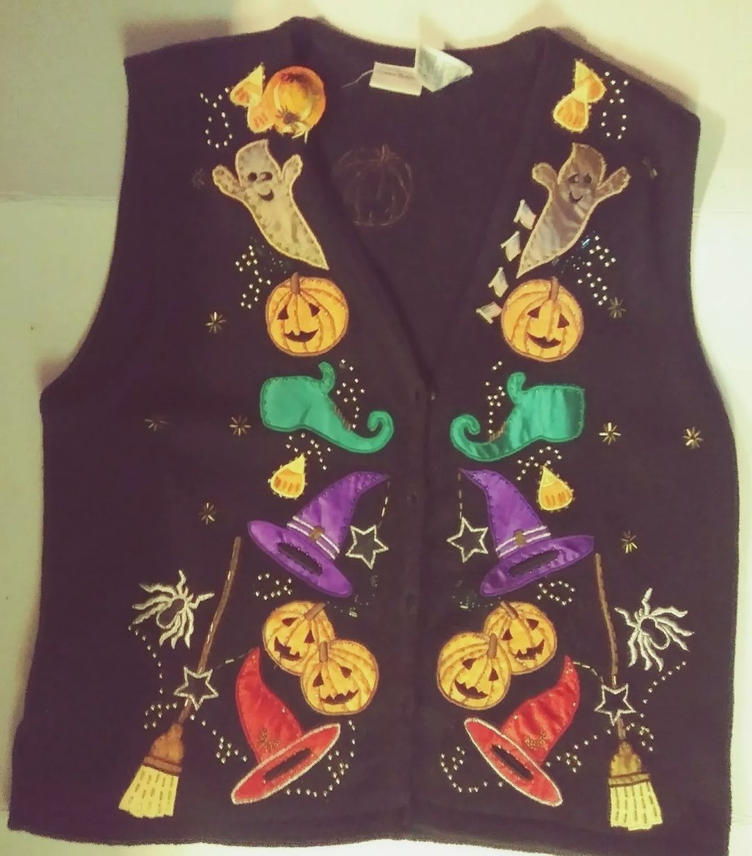 halloween sweater vest