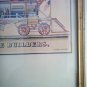 Vtg. M.W.Baldwin & Co. Locomotives Builders Print Framed