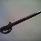 Vintage Knight And Coat Of Arms Crown Sword Letter Opener