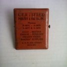 Vintage Steel Advertising Clip Certified Poultry & Egg.Co. Miami Fla..