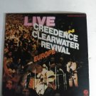 1973 Vintage Album CCR Live In Europe Concert LP Tested Creedence Clearwater Revival Fantasy CCR-1