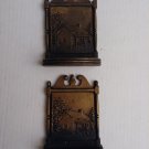 Antique 1920s Art Deco Bradley And Hubbard Cast Iron Bookends