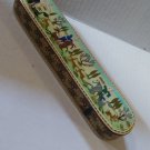 Hand painted Wood Lacquer Pen Box