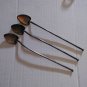 Antique Sterling Lot 3 Julep sipping Spoons Webster Hallmark