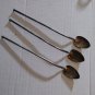Antique Sterling Lot 3 Julep sipping Spoons Webster Hallmark