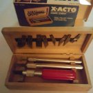 Vintage 1977 X-ACTO Tool Kit Knife Set in Box