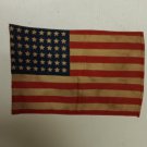 Vintage 48 Star Cotton American Parade Flag Stained A Couple tiny holes c