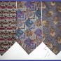 NEW DESIGNER COLECTION SMALL PATTERN ART DECO SILK TIES