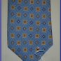 NEW EXECUTIVE DESIGNER STYLE SILK TIE BLUE CIRCLES