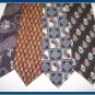 MENS ADOLFO BILL BLASS etc EXECUTIVE DESIGNER SILK TIES