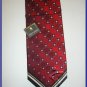 NEW STACY ADAMS SILK TIE RED POLKA DOTS CIRCLES