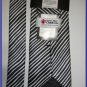 NEW SAVE THE CHILDREN SILK TIE STRIPES BLACK WHITE