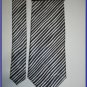 NEW SAVE THE CHILDREN SILK TIE STRIPES BLACK WHITE