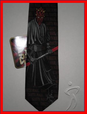 MEN RARE STAR WARS STARWARS DARTH MAUL WARRIOR TIE WEAR