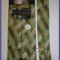 NEW STACY ADAMS SILK NECK TIE GREEN PLAID NECKTIE