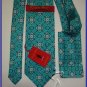 NEW STEVE HARVEY SILK TIE HANKY CODE RED DESIGNER EXECU