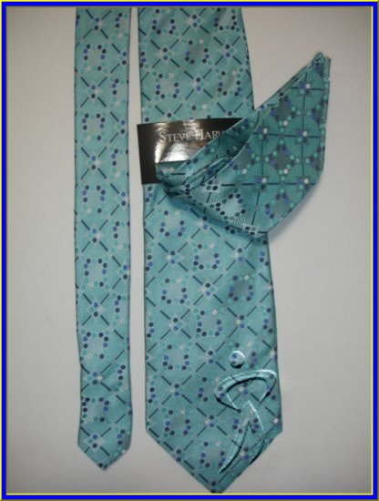 New Steve Harvey Silk Tie Hanky Executive Designer