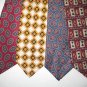 MENS LANDS END GAP GANT SMALL PATTERN SILK NECK TIES NR