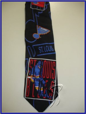 MENS ST LUIS BLUES ICE HOCKEY SPORTS NOVELTY NECK TIE